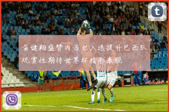黄健翔盛赞内马尔入选提升巴西队观赏性期待世界杯精彩表现
